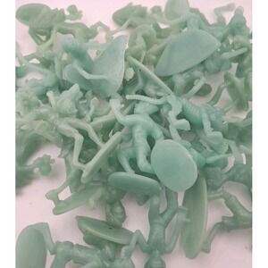 Glow-in-the-Dark Zombie Action Figures Toys SCS Direct, Lot of 11.6 oz